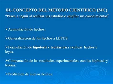 El Metodo Científico Ppt