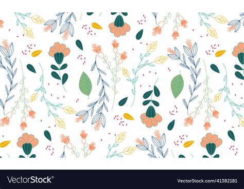 Cute Pattern In Small Flowers Royalty Free Vector Image