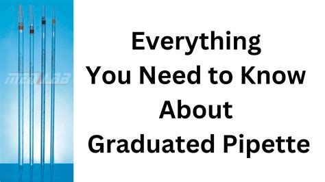 Everything You Need to Know About Graduated Pipette – Medilab Exports Consortium