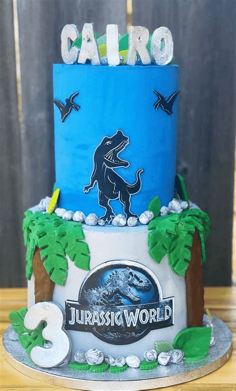 Jurassic Park Birthday Cake Ideas Images Pictures