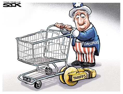 Sack Cartoon Tariffs