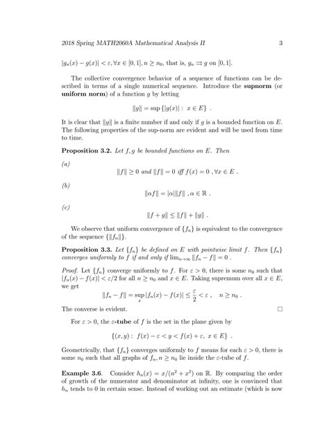 Solution Notes Uniform Convergence Studypool