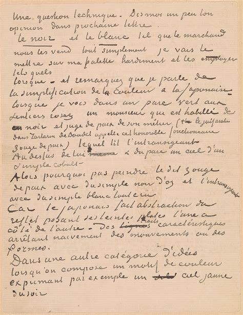 Letter 6, page 2 | Vincent van Gogh's Letters to Émile Bernard | The ...