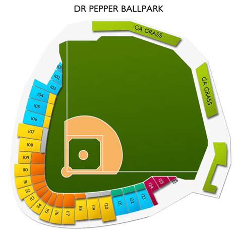 Dr Pepper Ballpark Seating Chart