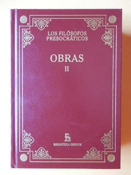 Libro Los Filósofos Presocráticos Obras Ii Anaxágoras Leucipo