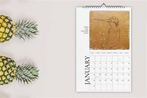 Art Calendar 2021 Template Creative Market