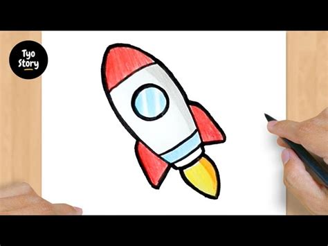 192 How To Draw A Rocket Easy Drawing Tutorial, 49% OFF