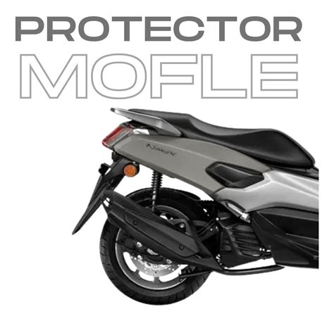 Protector De Mofle Yamaha Nmax Versi N Negro Moto Repuestos