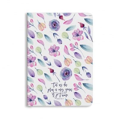 Carnet Floral Tu As Du Prix Mes Yeux Et Je T Aime Es