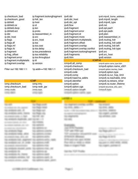 SOLUTION 05 1 Wireshark Display Filter Cheat Sheet Studypool