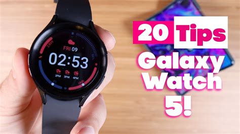 20 Samsung Galaxy Watch 5 5 Pro Tips Hidden Features You Didn T Know About Youtube