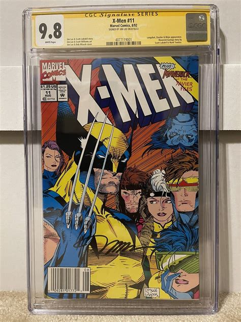 Xmen Newsstand Cgc Signed By Jim Lee Antique Price Guide