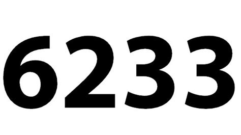Zahl 6233
