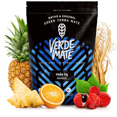 Yerba Verde Mate Green Mas IQ 0 5 Kg 500g Mas IQ Yerba Mate Per