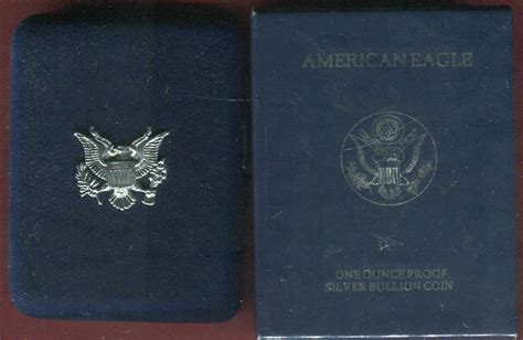 Usa Dollar Silberm Nze P Silver Eagle Eine Unze Proof With