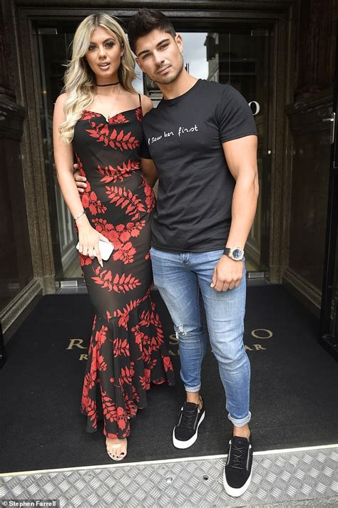 Love Islands Anton Danyluk And Belle Hassan Put On A United Front As They Attend A Launch Event