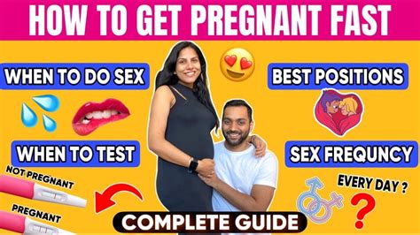 How To Get Pregnant Fast Best Position When To Do Sex When To Test Ankit Tv Youtube