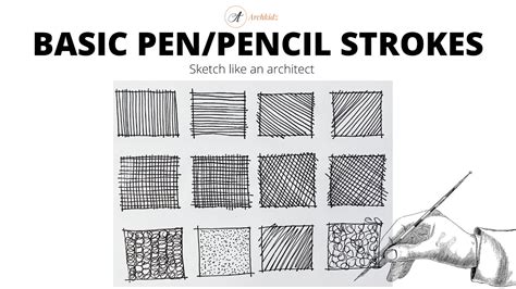 Basic Pen Pencil Strokes YouTube