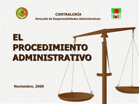 Ppt El Procedimiento Administrativo Powerpoint Presentation Free