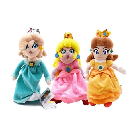 20cm Soft Super Mario Bros Plush Princess Peach Daisy Rosalina Soft