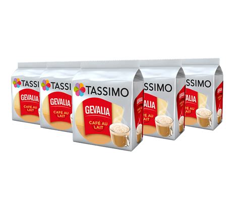 Tassimo Gevalia Cafe Au Lait Coffee Capsules Pods T Discs Pack Of