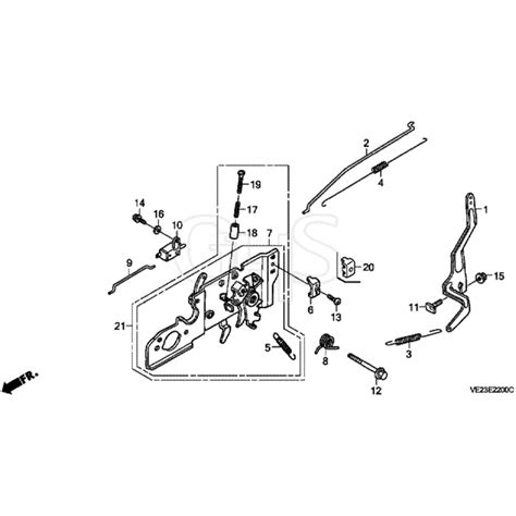 Honda Hrb536c2 Txe Mzcb 6200001 9999999 Control Diagram Ghs