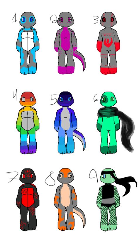 Tmnt Free Oc Adoptables By Stevencigan On Deviantart