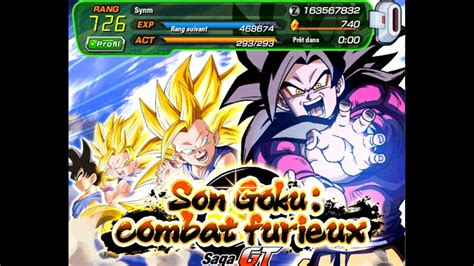 Dokkan Battle Team être Légendaire contre Goku Saga de GT YouTube