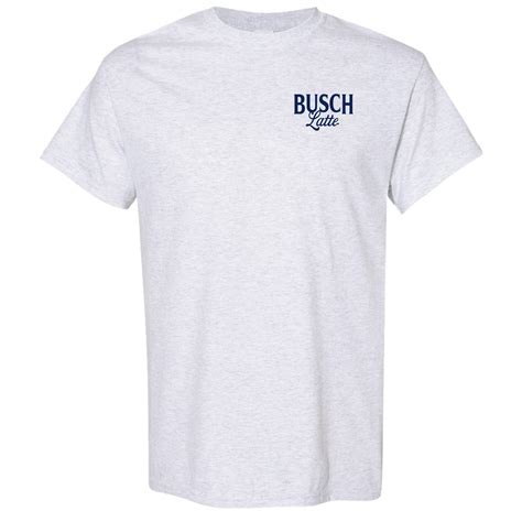 Busch Latte Bad Day To Be A Can White Front And Back Print T Shirt