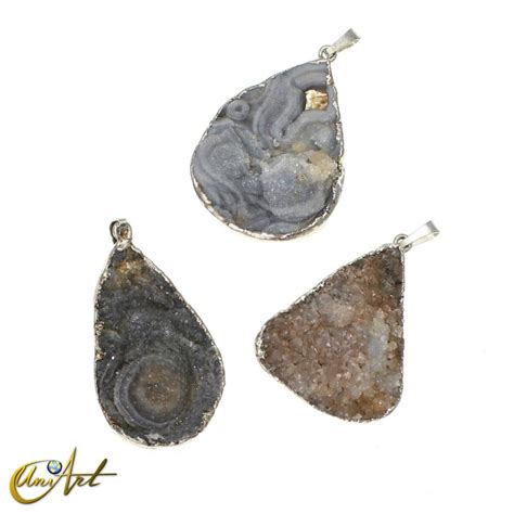 Buy Crystallized Chalcedony Pendant