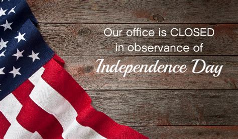 Office Closed Independence Day Nc Realtors