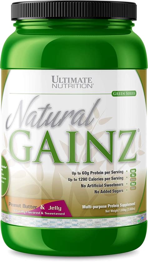 Ultimate Nutrition Natural Gainz Prote Na De Suero En Polvo Prote Na