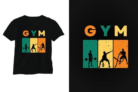 Premium Vector T Shirt Design For A Gym Gym