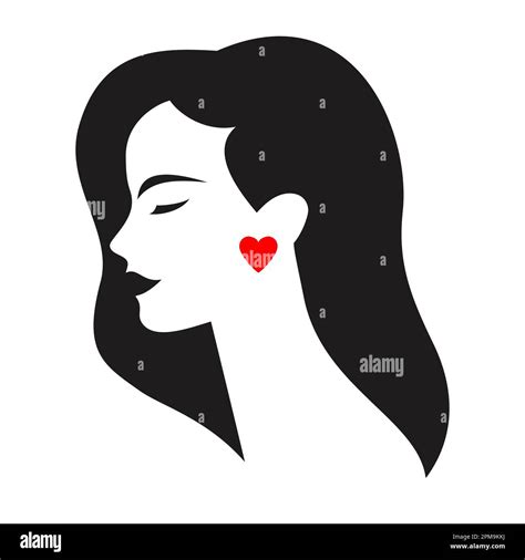 Woman Face Silhouette Vector Illustration Stock Vector Image Art Alamy