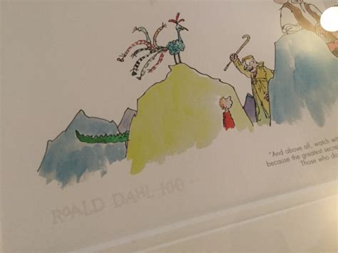 Roald Dahl 100th Anniversary Print By Quentin Blake The Hawthorn Gallery