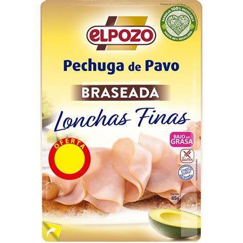 Pechuga De Pavo Braseada Bajo En Grasa En Lonchas Finas Sin Gluten