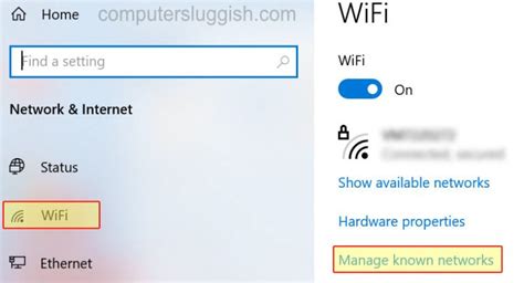 How To Forget A Wifi Network In Windows 10 Computersluggish