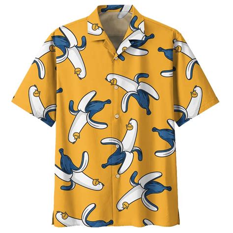 Duck Hawaiian Shirt 166821 In 2022 Mens Hawaiian Shirts Stylish