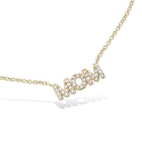 Collier Or Mom Oxydes Blancs Kebijoox Bijouterie En Ligne