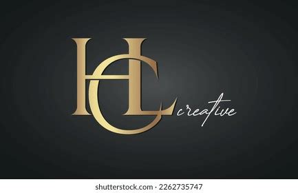 Luxury Letters Hcl Golden Logo Icon Stock Vector (Royalty Free) 2262735747 | Shutterstock