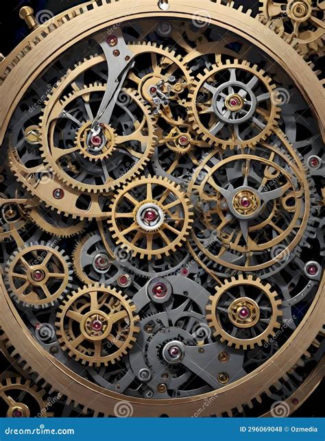 Complex Watch Mechanism Stock Illustration Illustration Of Intricate