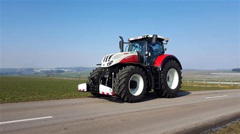 Steyr Eerste Rondjes Van De Steyr Terrus 6270 CVT Met 700kg