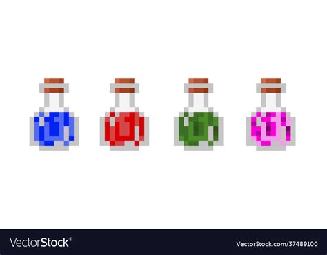 Potion Bottle Pixel Art Minecraft