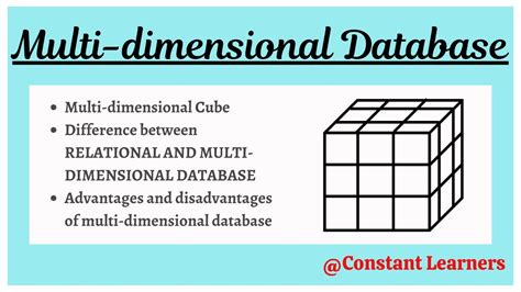 Multidimentional Structure Database Simple Diagram Multidime