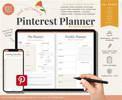 Katie Grazer's Pin Templates for Canva