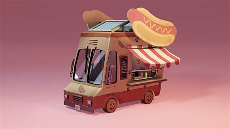 Artstation Hot Dog Truck