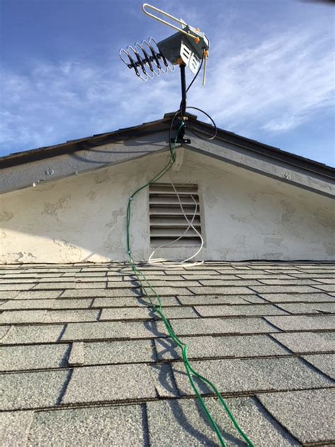 Electrical How Do I Properly Use Conduit Across Roof Shingles Home