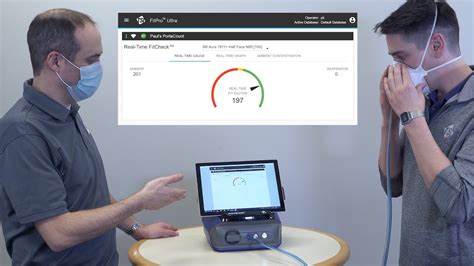 Using Real Time FitCheck Mode On The PortaCount Respirator Fit Tester