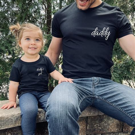 Daddy And Daddys Girl Matching Tshirt Fathers Day T Shirts Father