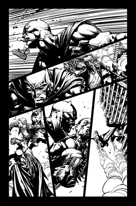 David Finch Art Comic Books Illustration Batman Art